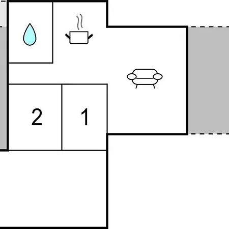 度假居 2 Bedroom In 哈泽斯莱乌
